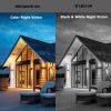 Security Cameras Outdoor - 1080P Color Night Vision Wireless WiFi Home Video Surveillance Pan & Tilt 360¬∞ View; Auto Tracking Smart Alerts; 2-Way Aud