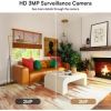 1080P Wireless E26 Bulb Camera WiFi Security Camera Smart IP Camera Night Vision +32G SD Card