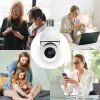 1080P Wireless E26 Bulb Camera WiFi Security Camera Smart IP Camera Night Vision +32G SD Card