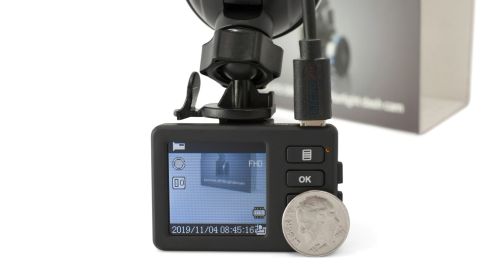 Rechargeable Two Lens Car Camera Nightvision Digital DVR Camcorder (SKU: g75416gt17car)